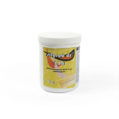 Dvokomponentna (RTV-2) silikonska guma za izradu kalupa, Silorub DS - F-38, 1000 g
