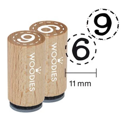 Pečat, Woodies, 1,3 cm - 6, 9