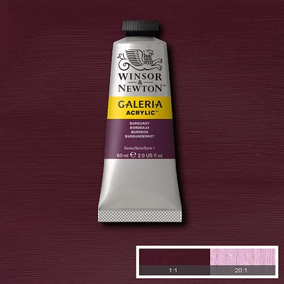 Winsor&amp;Newton Galeria akrilna boja, 60 ml - 075, burgundy