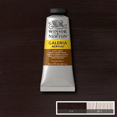 Winsor&amp;Newton Galeria akrilna boja, 60 ml - 076, burnt umber