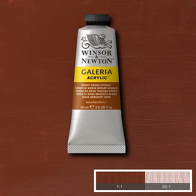 Winsor&amp;Newton Galeria akrilna boja, 60 ml - 077, burnt sienna opaque