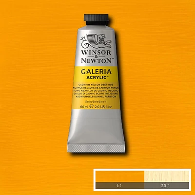 Winsor&amp;Newton Galeria akrilna boja, 60 ml - 115, cadmium yellow deep hue