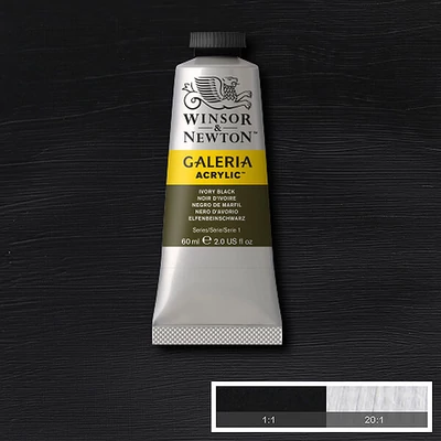 Winsor&amp;Newton Galeria akrilna boja, 60 ml - 331, ivory black