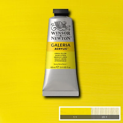 Winsor&amp;Newton Galeria akrilna boja, 60 ml - 346, lemon yellow