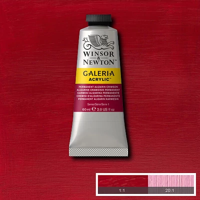 Winsor&amp;Newton Galeria akrilna boja, 60 ml - 466, permanent alizarin crimson