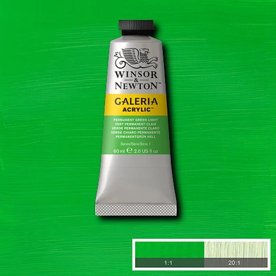 Winsor&amp;Newton Galeria akrilna boja, 60 ml - 483, permanent green light