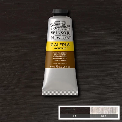 Winsor&Newton Galeria akrilna boja, 60 ml - 676, Van Dyck brown