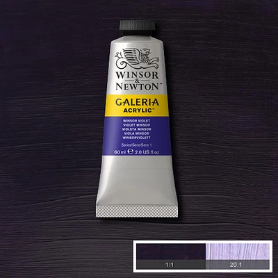 Winsor&amp;Newton Galeria akrilna boja, 60 ml - 728, winsor violet