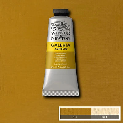 Winsor&amp;amp;Newton Galeria akrilna boja, 60 ml - 744, yellow ochre