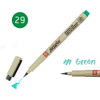 Sakura Pigma Brush kist filc- green