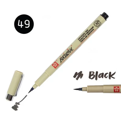 Sakura Pigma Brush kist filc- black