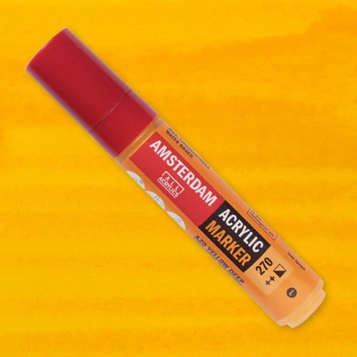Talens Amsterdam akrilni flomaster, L - 270, azo yellow deep