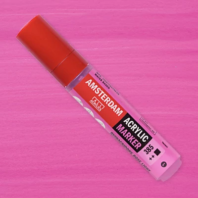 Talens Amsterdam akrilni flomaster, L - 385, quinacridone rose light