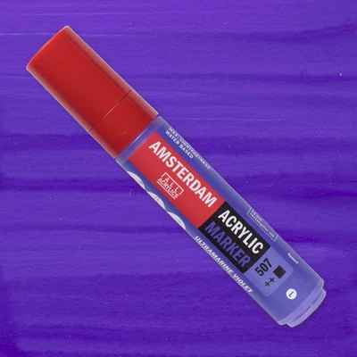 Talens Amsterdam akrilni flomaster, L - 507, ultramarine violet