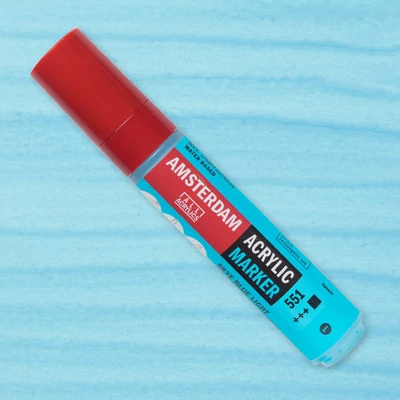 Talens Amsterdam akrilni flomaster, L - 551, sky blue light
