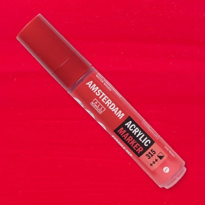 Talens Amsterdam akrilni flomaster, L - 315, pyrrole red