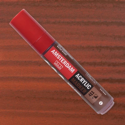 Talens Amsterdam akrilni flomaster, L - 411, burnt sienna