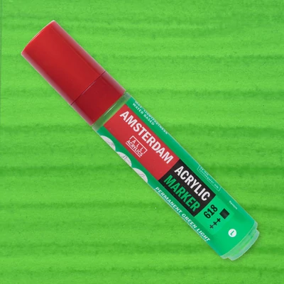 Talens Amsterdam akrilni flomaster, L - 618, permanent green light