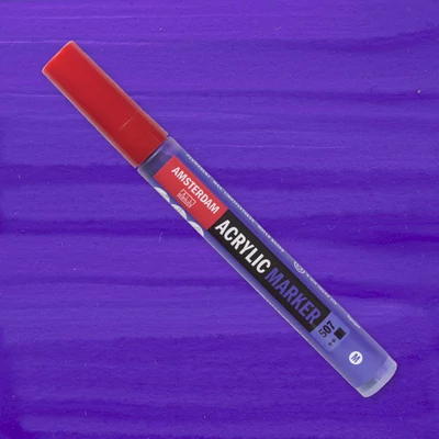 Talens Amsterdam akrilni flomaster, M - 507, ultramarine violet