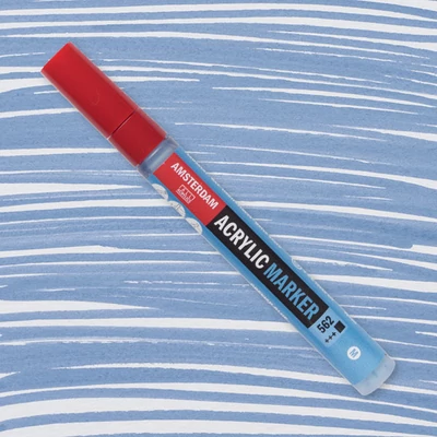 Talens Amsterdam akrilni flomaster, M - 562, greyish blue