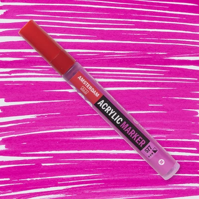Talens Amsterdam akrilni flomaster, M - 577, p. red violet light