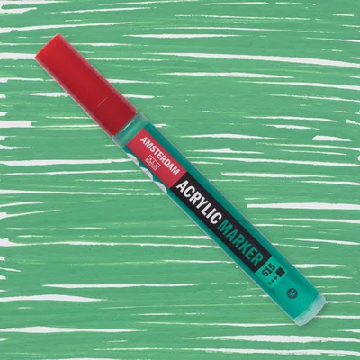 Talens Amsterdam akrilni flomaster, M - 615, emerald green