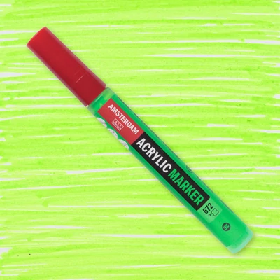 Talens Amsterdam akrilni flomaster, M - 672, reflex green