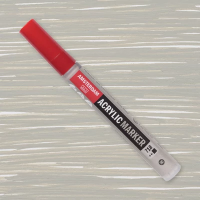 Talens Amsterdam akrilni flomaster, M - 718, warm grey