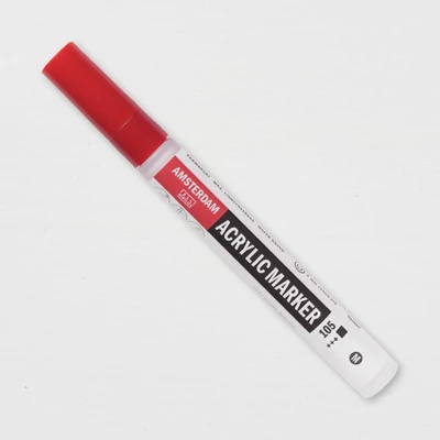 Talens Amsterdam akrilni flomaster, M - 105, titanium white