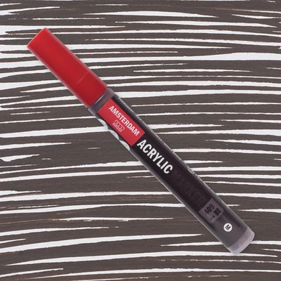 Talens Amsterdam akrilni flomaster, M - 409, burnt umber