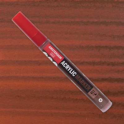 Talens Amsterdam akrilni flomaster, M - 411, burnt sienna