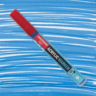 Talens Amsterdam akrilni flomaster, M - 517, king's blue