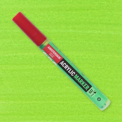 Talens Amsterdam akrilni flomaster, M - 617, yellowish green