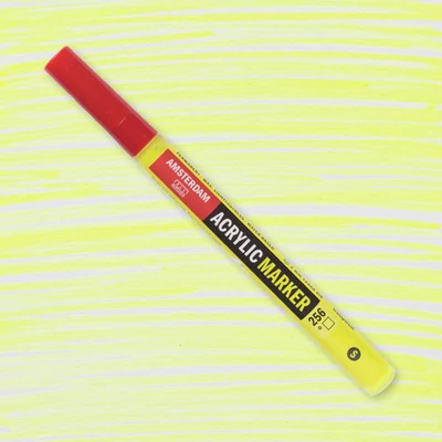 Talens Amsterdam akrilni flomaster, S - 256, reflex yellow
