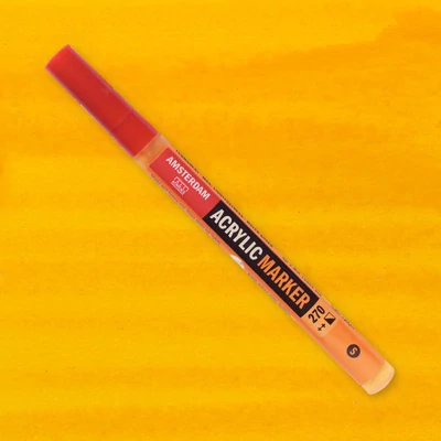 Talens Amsterdam akrilni flomaster, S - 270, azo yellow deep