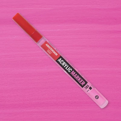 Talens Amsterdam akrilni flomaster, S - 385, quinacridone rose light