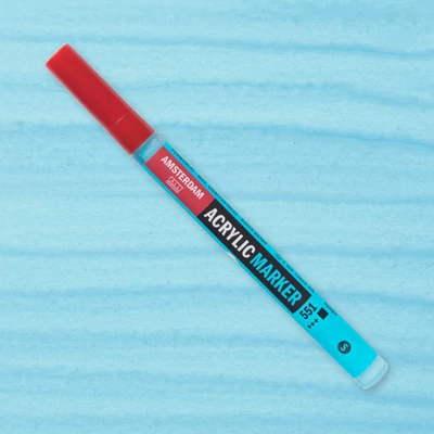 Talens Amsterdam akrilni flomaster, S - 551, sky blue light