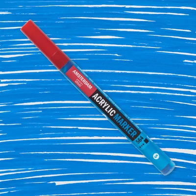 Talens Amsterdam akrilni flomaster, S - 564, brillant blue