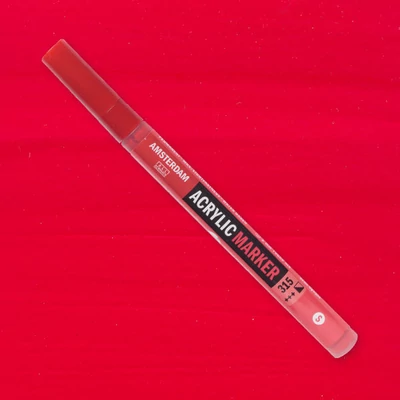 Talens Amsterdam akrilni flomaster, S - 315, pyrrole red