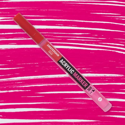 Talens Amsterdam akrilni flomaster, S - 366, quinacridone rose
