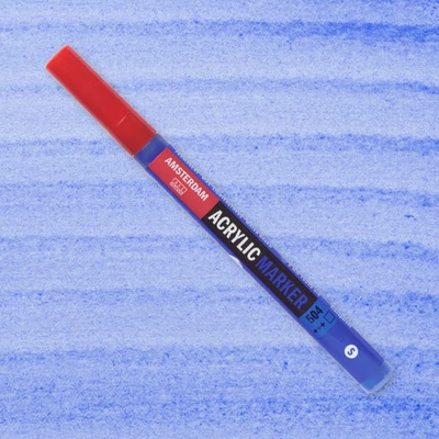 Talens Amsterdam akrilni flomaster, S - 504, ultramarine