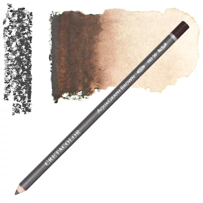 Vodoperiva grafitna olovka Cretacolor AquaGraph - smeđa