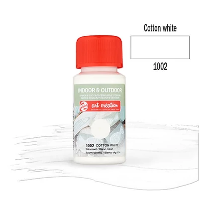 Art Creation Indoor&Outdoor akrilna boja, 50 ml - 1002 Cotton white