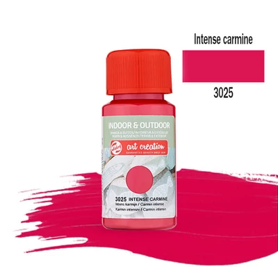 Art Creation Indoor&Outdoor akrilna boja, 50 ml - 3025 Intense carmine