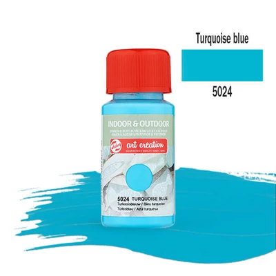 Art Creation Indoor&Outdoor akrilna boja, 50 ml - 5024 Turquoise blue