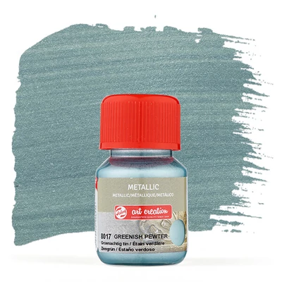 Art Creation Metalik akrilna boja, 30 ml - 8017 Zelenkasti kositar