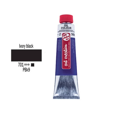 Talens Art Creation uljana boja, 40 ml - 701, Ivory black