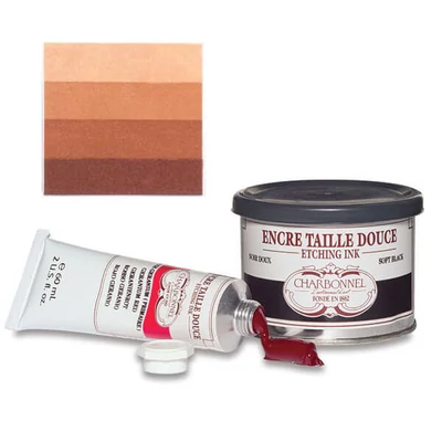 Charbonnel boja za jetkanje, 200 ml - burnt sienna