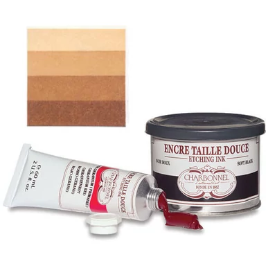 Charbonnel boja za jetkanje, 200 ml - burnt umber