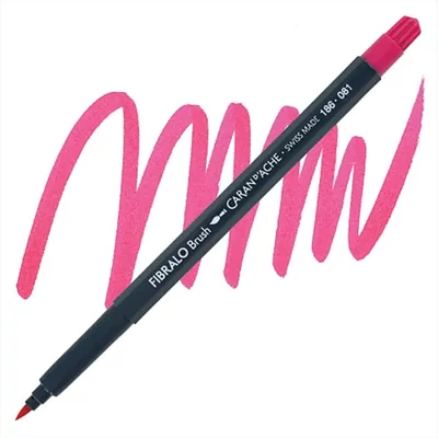 Caran d'Ache Fibralo Brush Pen -081, pink